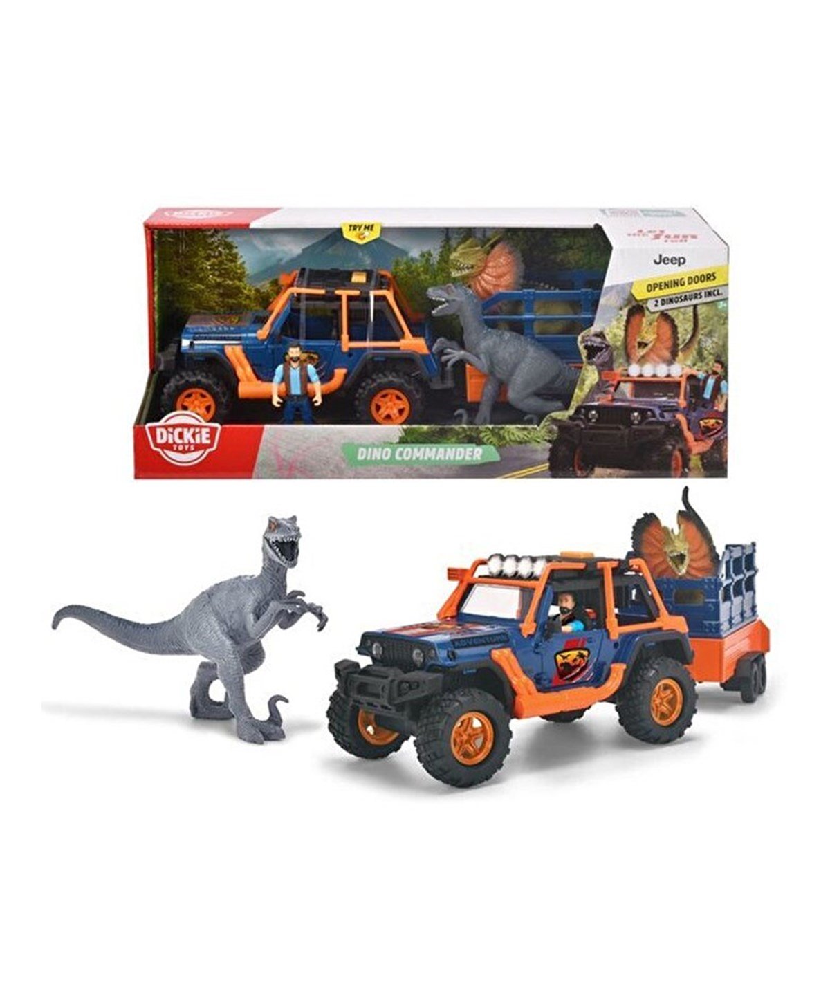 Breadcrumbut, DICKIE TOYS, Dickie Toys Dinazor Taşıyıcı Jip 203837024