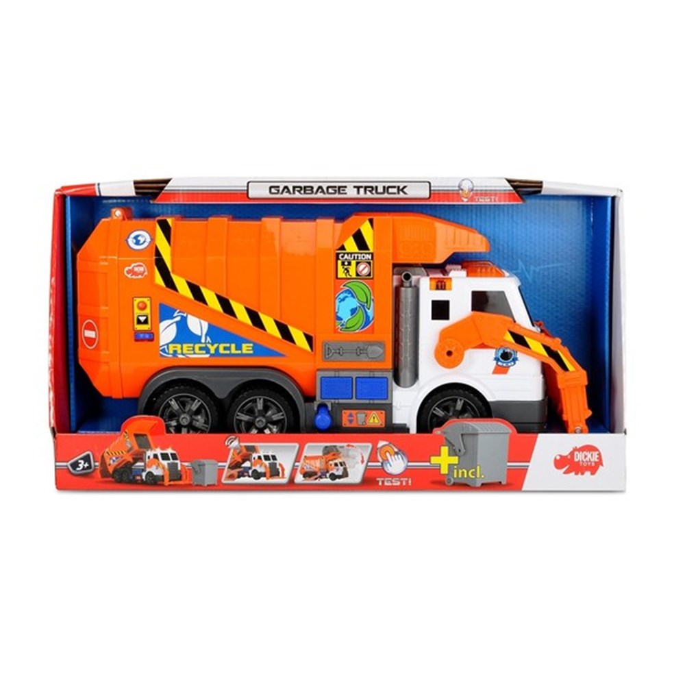 Breadcrumbut, DICKIE TOYS, Dickie Toys Garbage Truck Çöp Kamyonu Sesli Işıklı