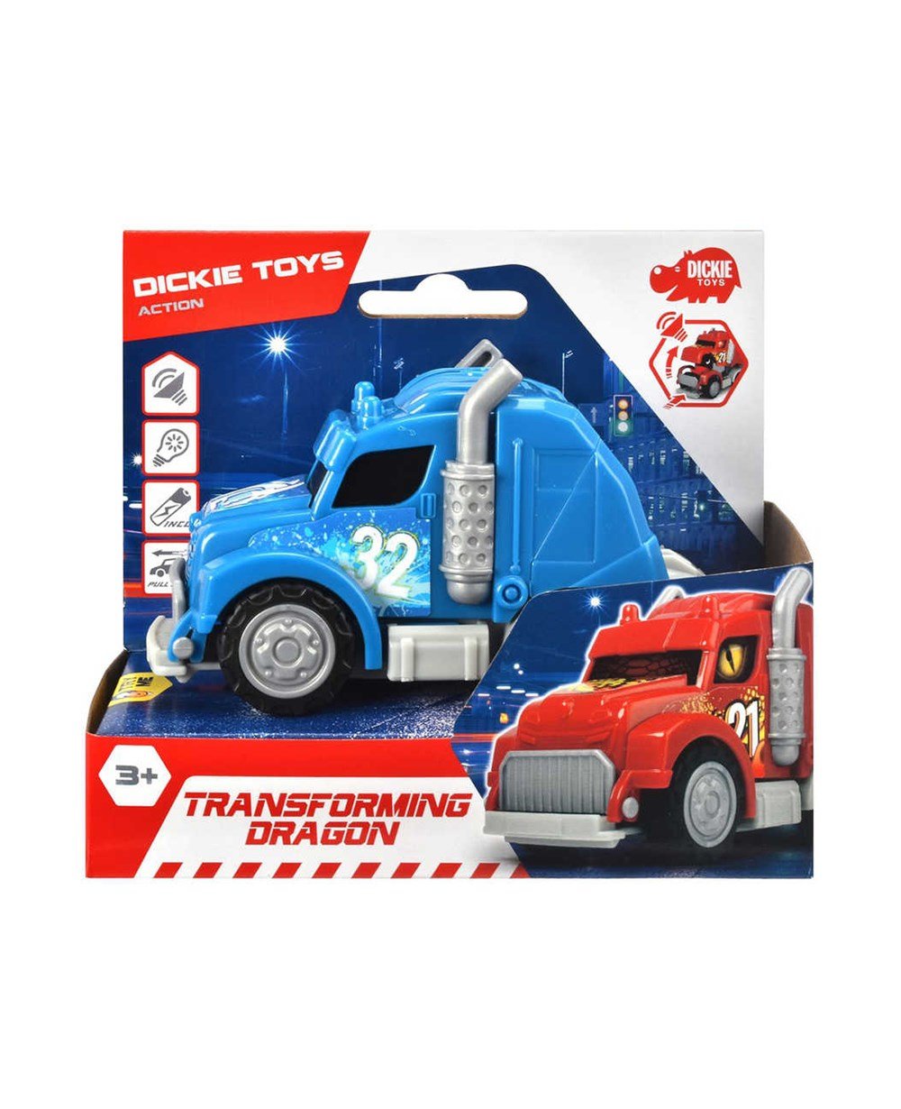 Breadcrumbut, DICKIE TOYS, Dickie Toys Transforming Dragon 20 334 1033 71836 Mavi