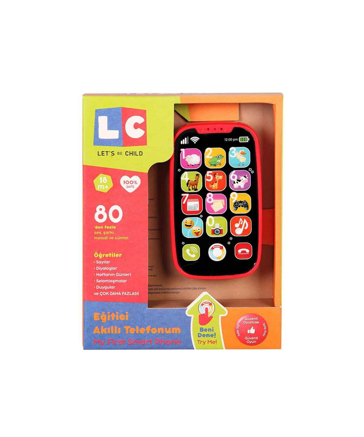 Breadcrumbut, Kanz, Eğitici Akıllı Telefonum 09008 Kırmızı