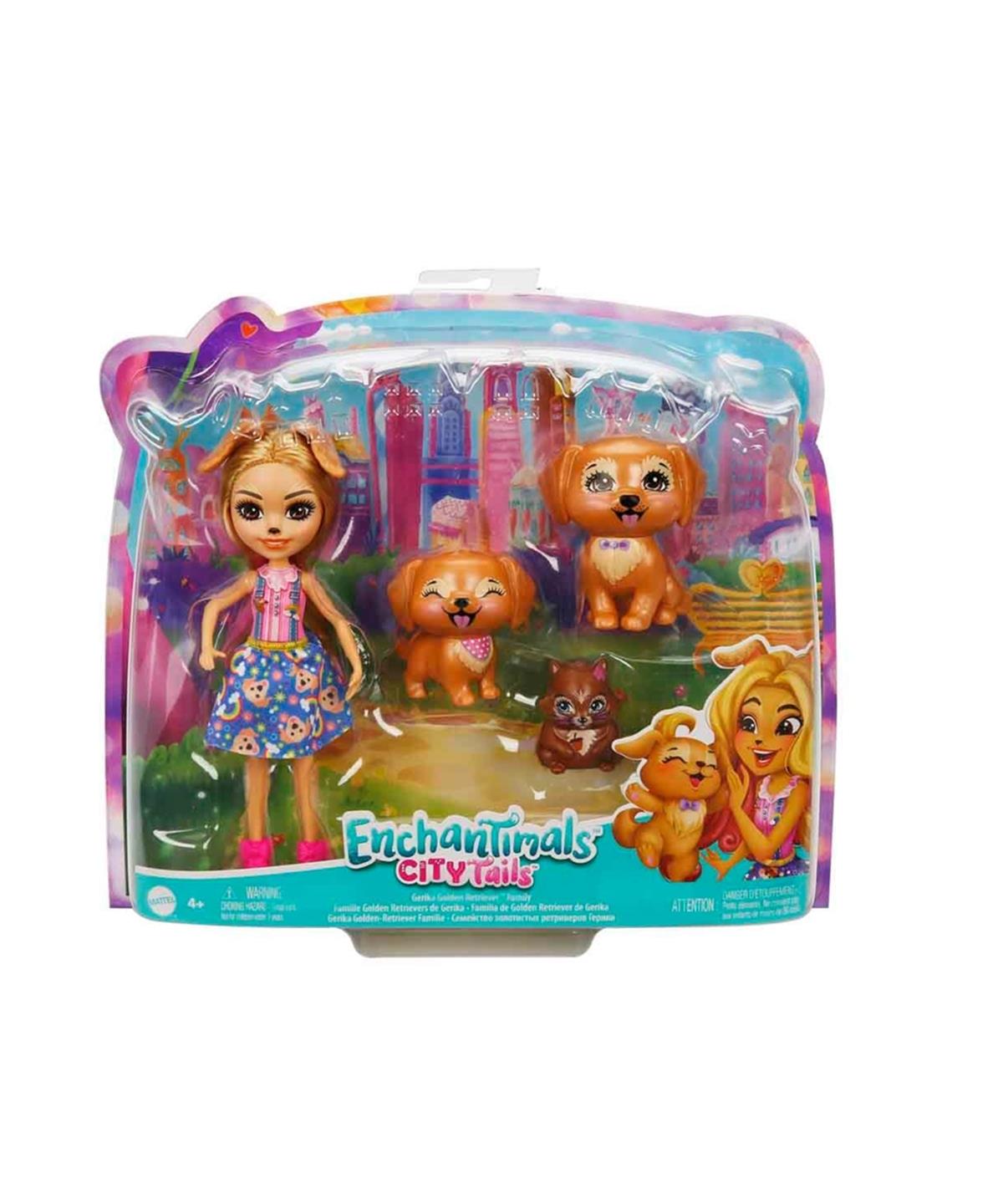 Breadcrumbut, Enchantimals, Enchantimals Aile Serileri Oyun Seti GJX43 HHB85 Gerika Golden Retriever Family