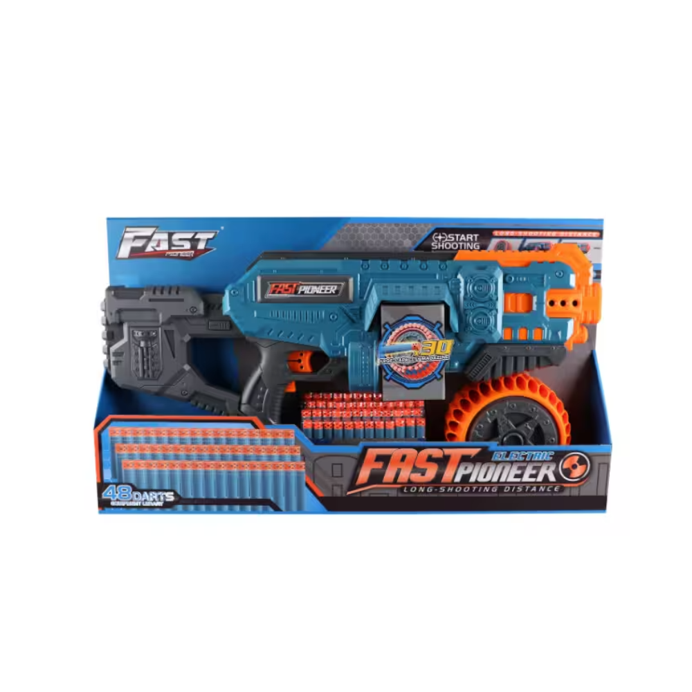 Breadcrumbut, MEGA OYUNCAK, Fast Pioneer 48 Mermili Dart Atan Tüfek