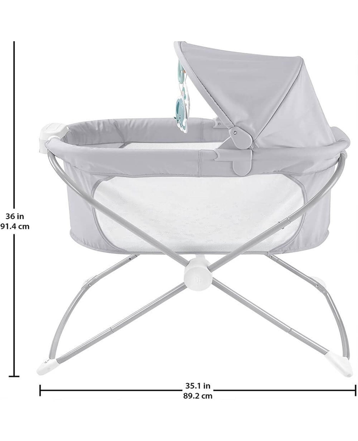 Breadcrumbut, Fisher Price, Fisher Price Katlanabilir, Müzikli ve Işıklı Soothing View Projeksiyon Beşiği GWD36