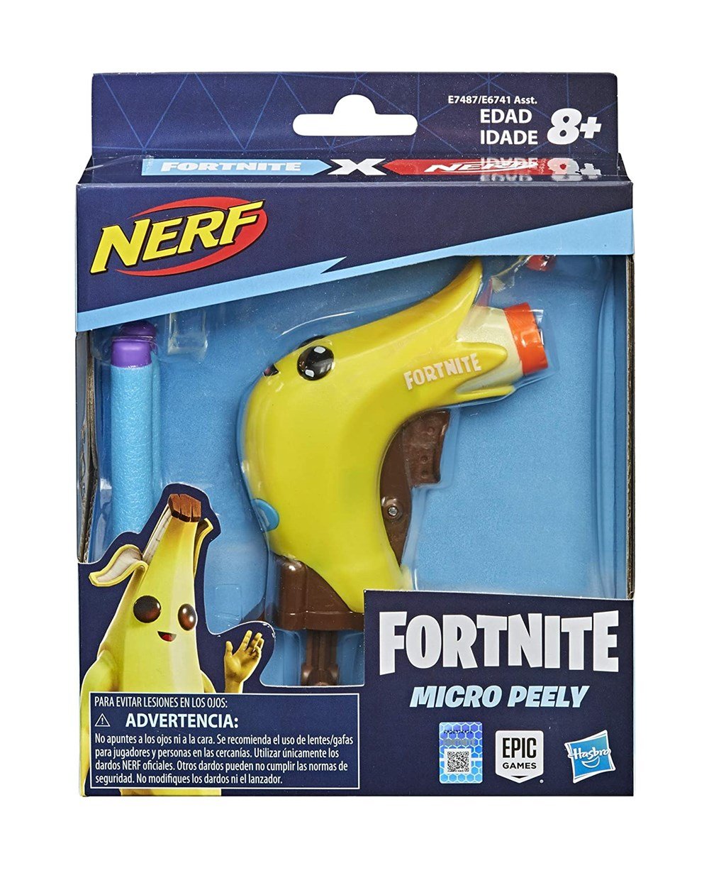 Breadcrumbut, Nerf, Hasbro Nerf Microshots Fortnite Micro Peely E7487 E6741