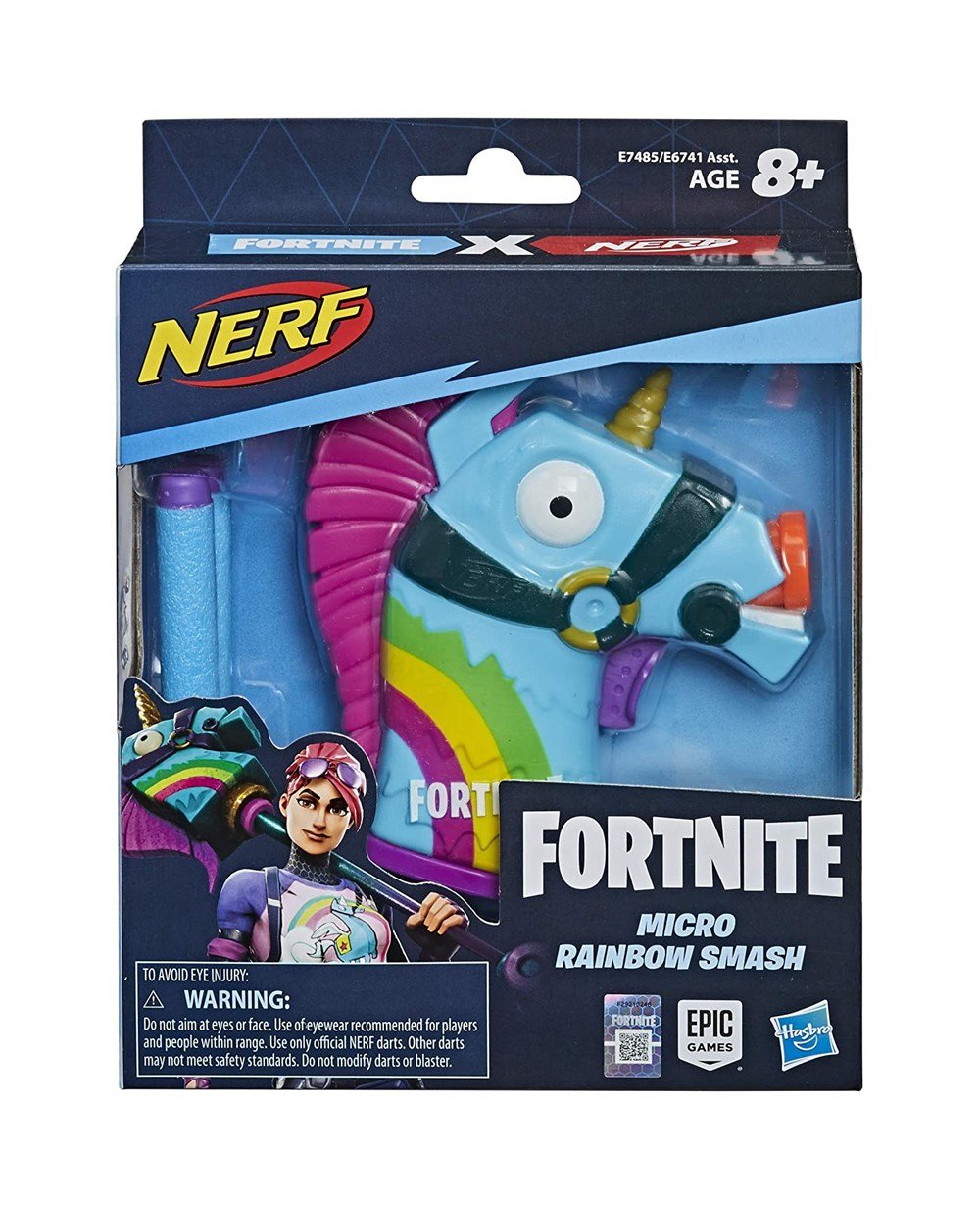 Breadcrumbut, Nerf, Hasbro Nerf Microshots Fortnite Rainbow Smash E7485 E6741