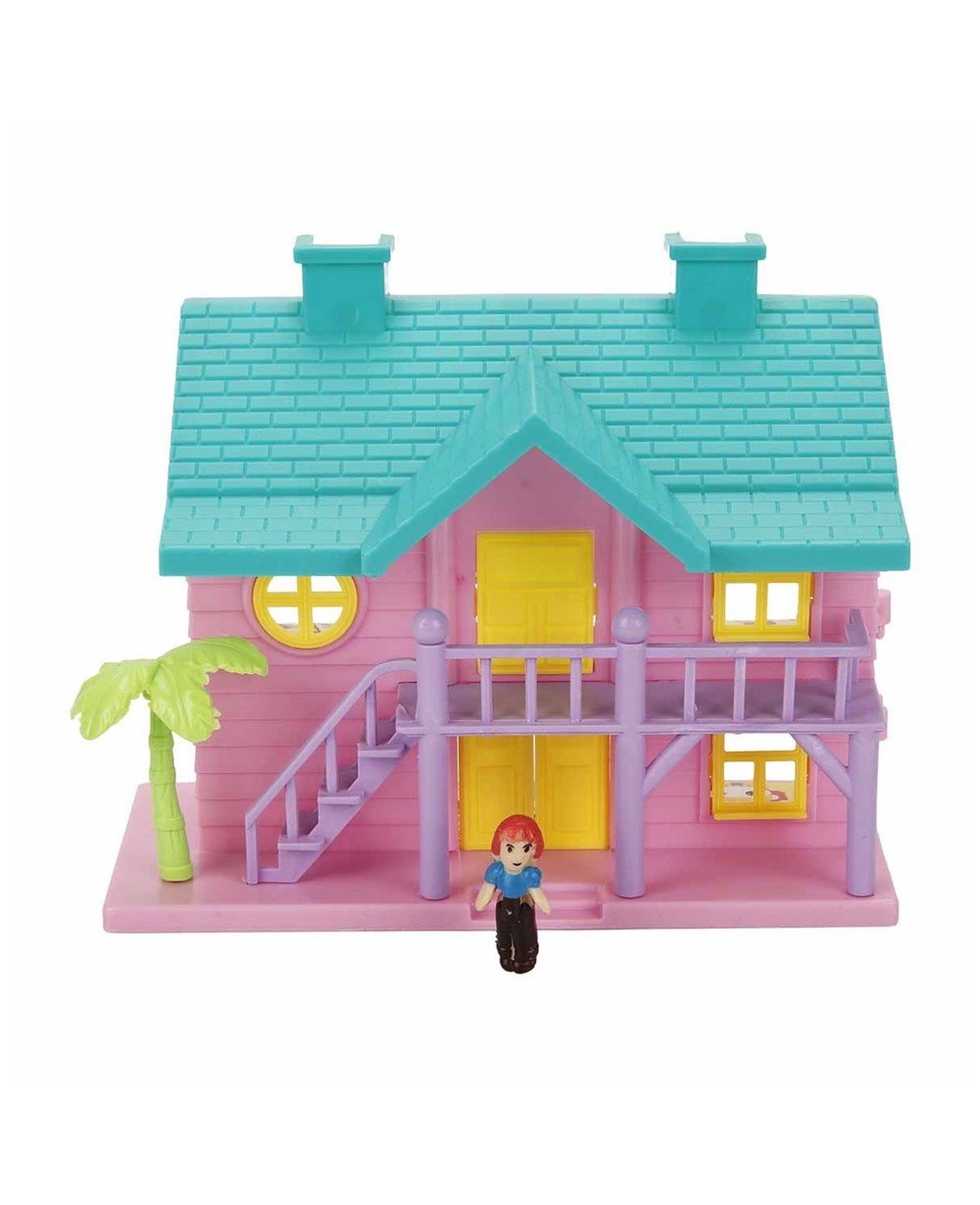 Breadcrumbut, Sunman, Hommy 2 Katlı Ev Oyun Seti Villa 20814 Mavi Çatı