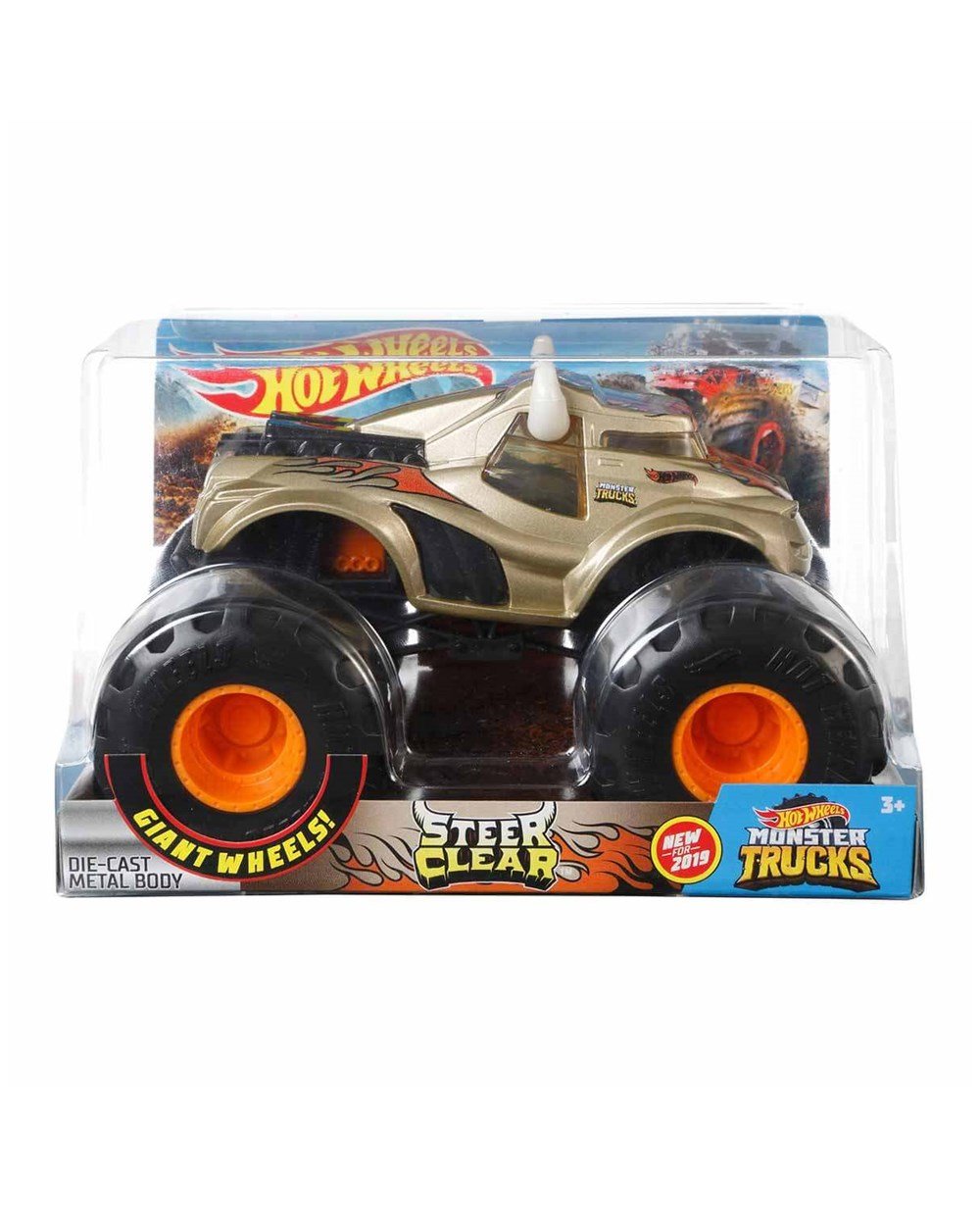 Breadcrumbut, Hot Wheels, Hot Wheels 1:24 Monster Trucks Arabalar FYJ83 GBV33 Steer Clear