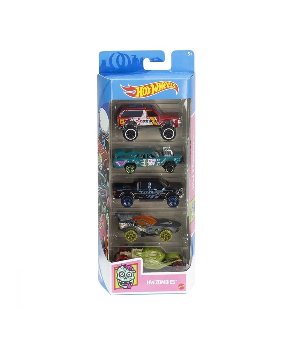 Breadcrumbut, Hot Wheels, Hot Wheels 5'li Araba Seti 01806 GTN41 HW Zombies