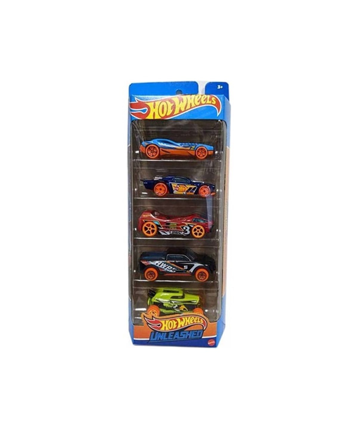 Breadcrumbut, Hot Wheels, Hot Wheels 5'li Araba Seti 01806 HFV79 Unleashed