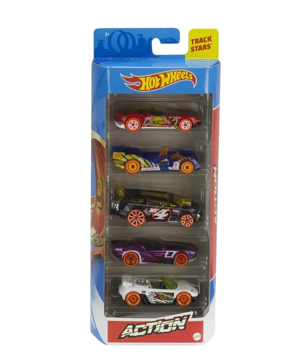 Breadcrumbut, Hot Wheels, Hot Wheels 5'li Araba Seti 01806 GTN44 HW Action