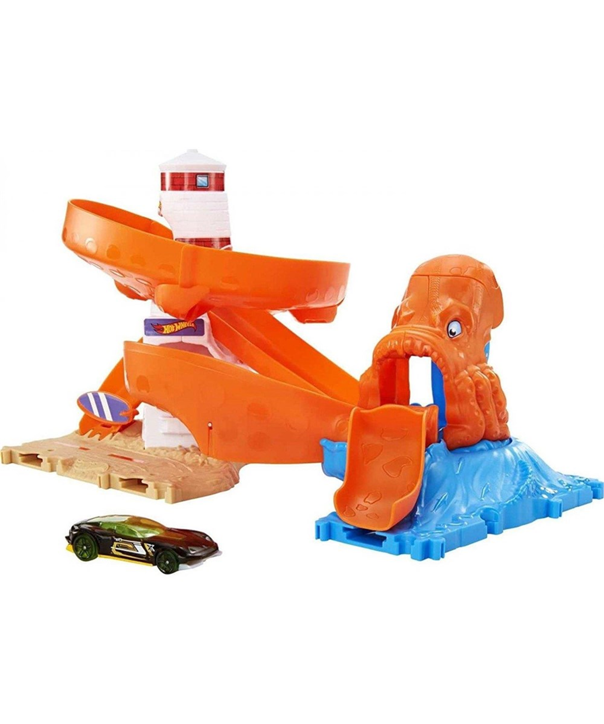 Breadcrumbut, Hot Wheels, Hot Wheels City Düşmanlarla Mücadele Serisi HDR29 HDR31 Octopus Invasion Attack