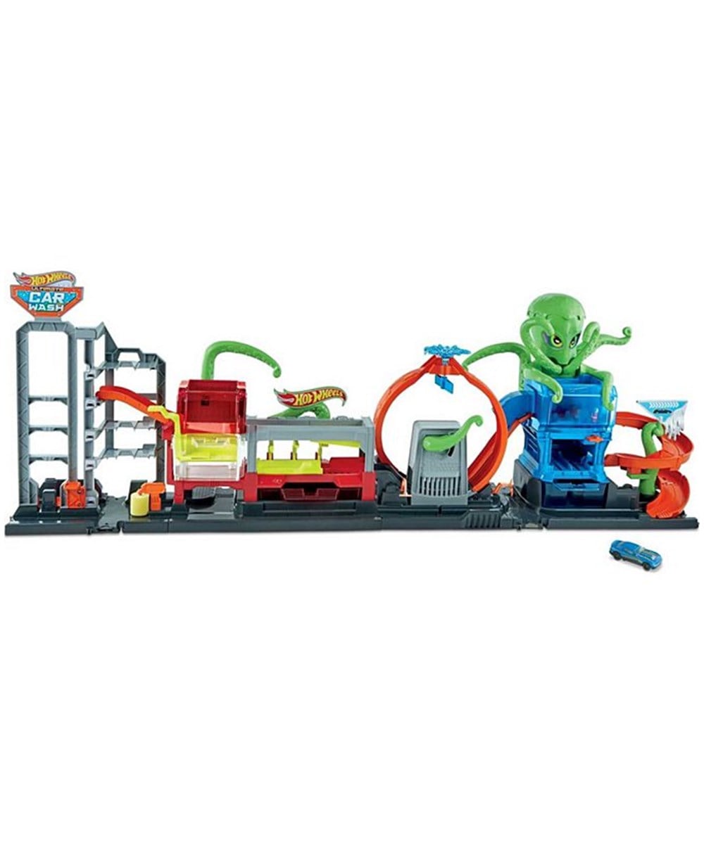 Breadcrumbut, Hot Wheels, Hot Wheels Dev Ahtapot ile Araba Yıkama Oyun Seti GTT96