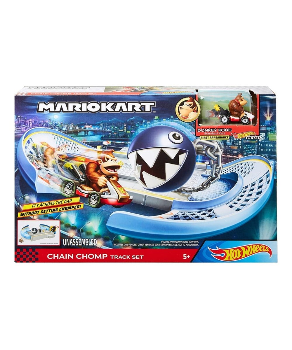 Breadcrumbut, Hot Wheels, Hot Wheels Mario Kart Çılgın Yaratıklar Oyun Seti GCP26 GKY48 Chain Chomp