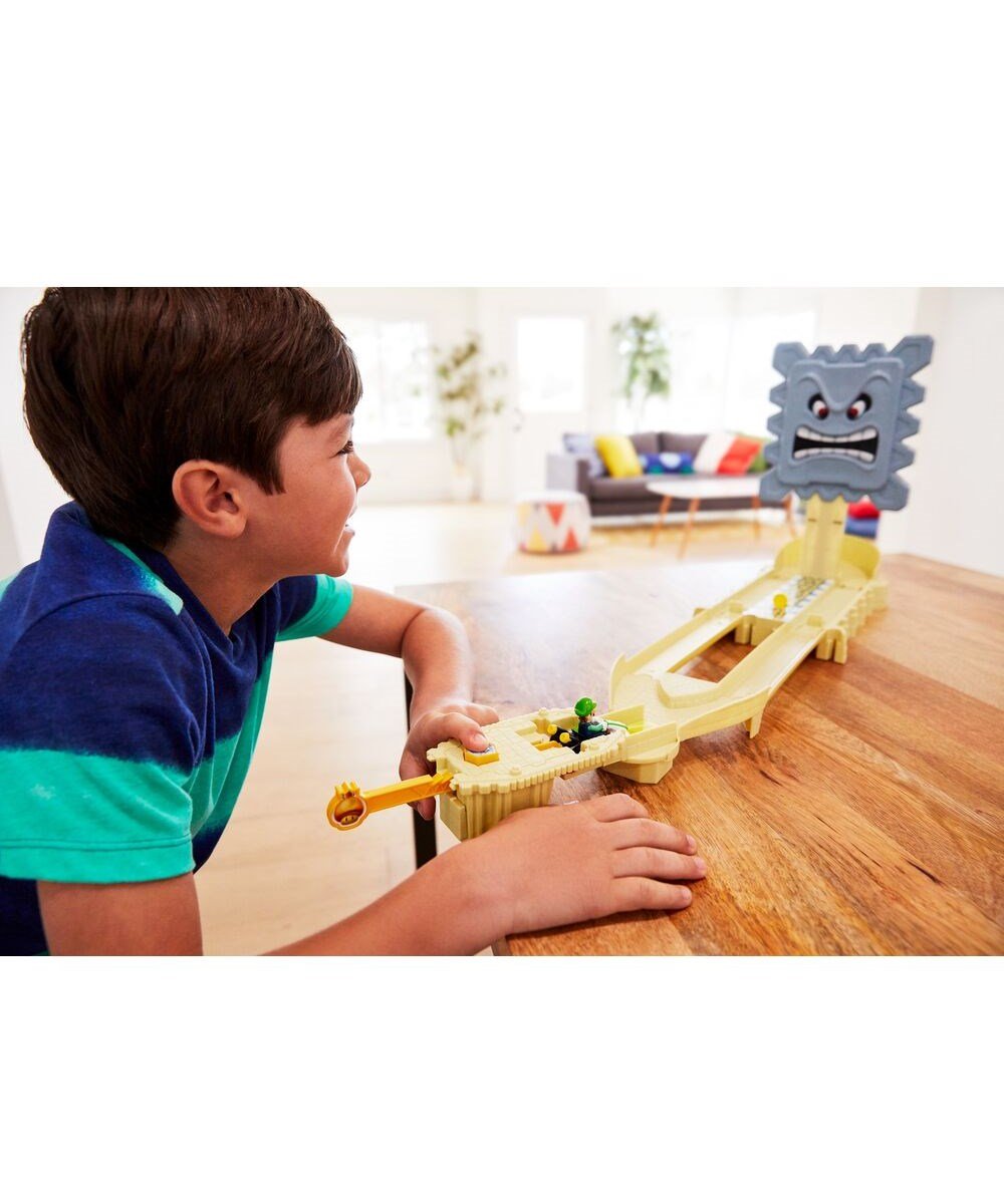 Breadcrumbut, Hot Wheels, Hot Wheels Mario Kart Çılgın Yaratıklar Oyun Seti GCP26 GFY46 Thwomp Ruins