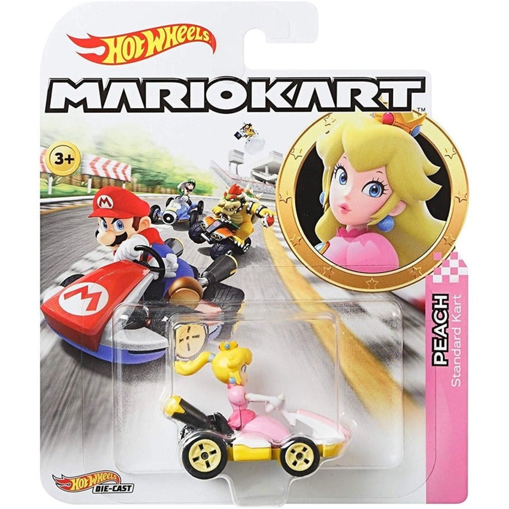 Breadcrumbut, Hot Wheels, Hot Wheels Mario Kart Karakter Araçlar GBG25 GBG28 Princess Peach