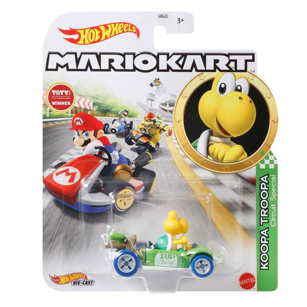 Breadcrumbut, Hot Wheels, Hot Wheels Mario Kart Karakter Araçlar GBG25 GGV85 Koopa Troopa