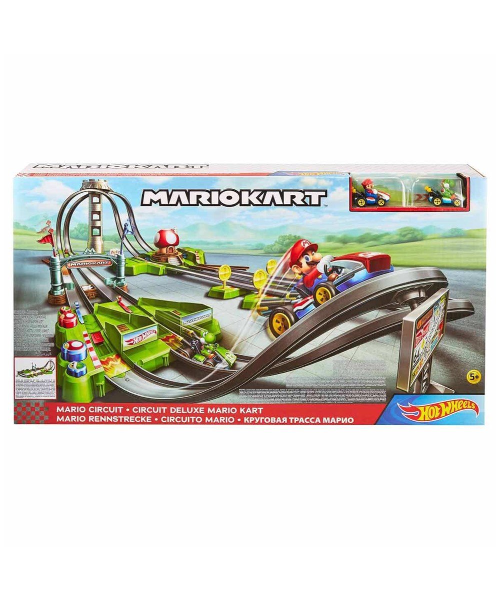 Breadcrumbut, Hot Wheels, Hot Wheels Mario Kart Motorlu Çılgın Dönüş Parkur Yarış Set GCP27