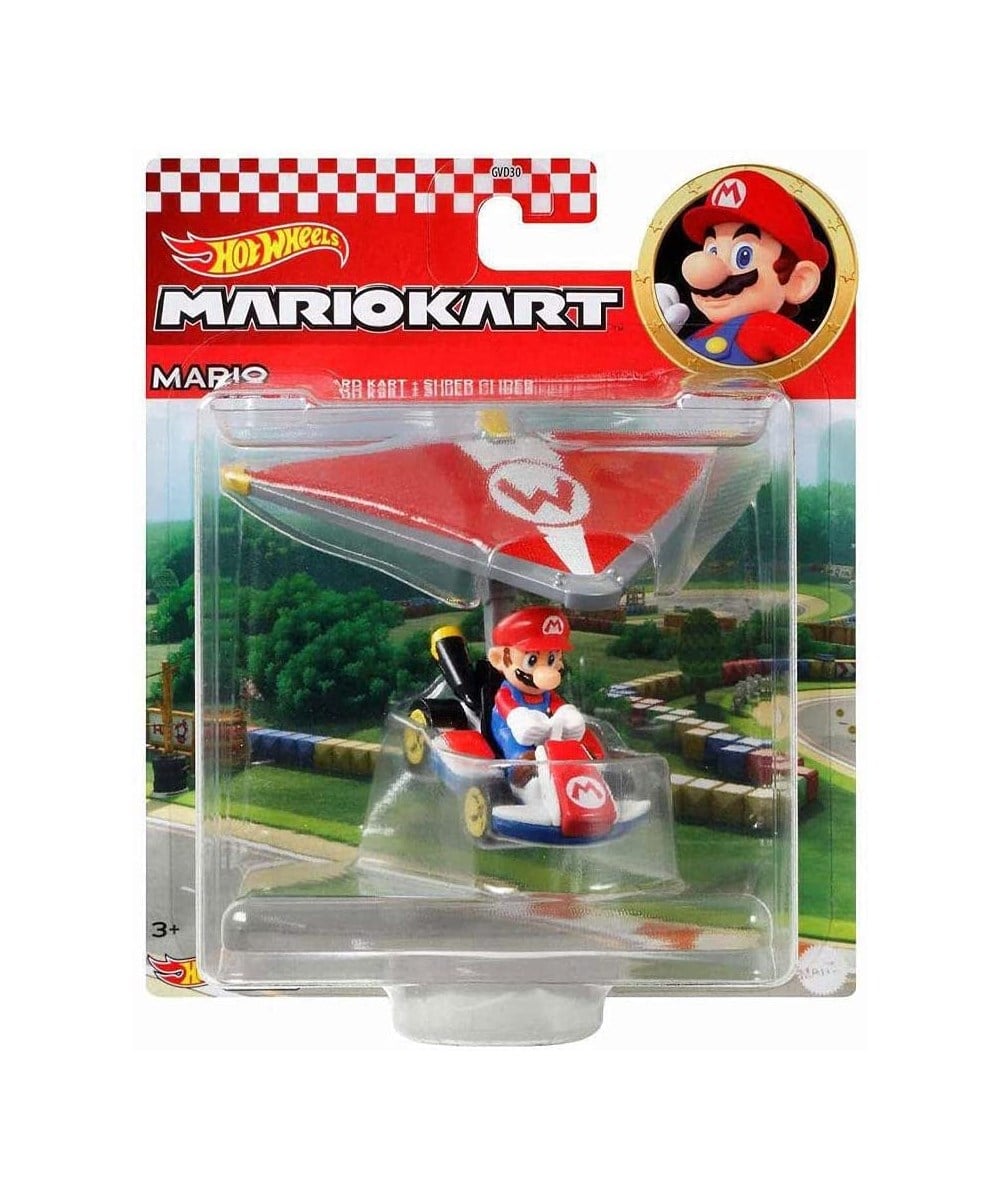 Breadcrumbut, Hot Wheels, Hot Wheels Mario Kart Planörlü Araçlar Luigi GVD30 GVD31 Mario