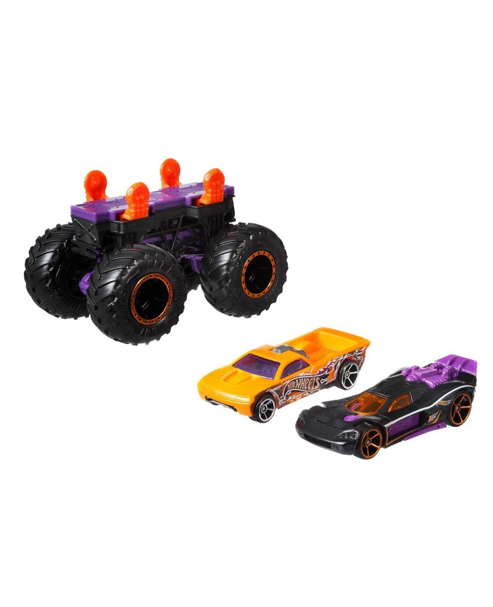 Breadcrumbut, Hot Wheels, Hot Wheels Monster Trucks Dev Tekerlek Ustası Araçlar GWW13 GWW16 Bone Shaker