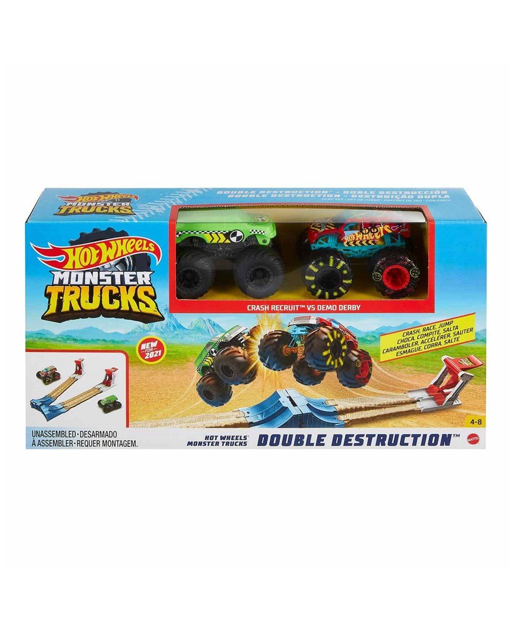 Breadcrumbut, Hot Wheels, Hot Wheels Monster Trucks Çifte Çarpışma Oyun Seti GYC80