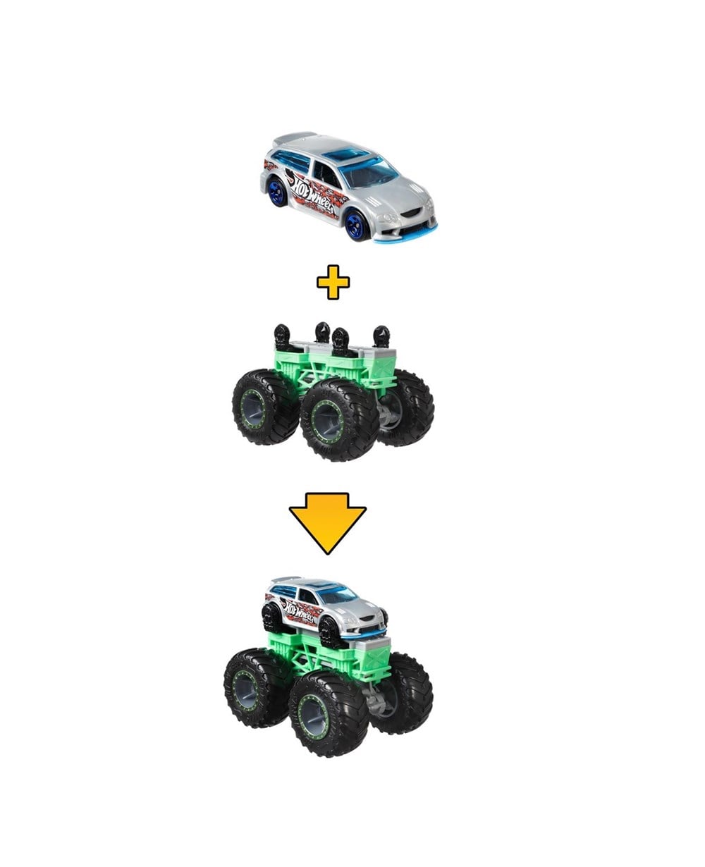 Breadcrumbut, Hot Wheels, Hot Wheels Monster Trucks Dev Tekerlek Ustası Araçlar GWW13 GWW15 Bone Sharkruser