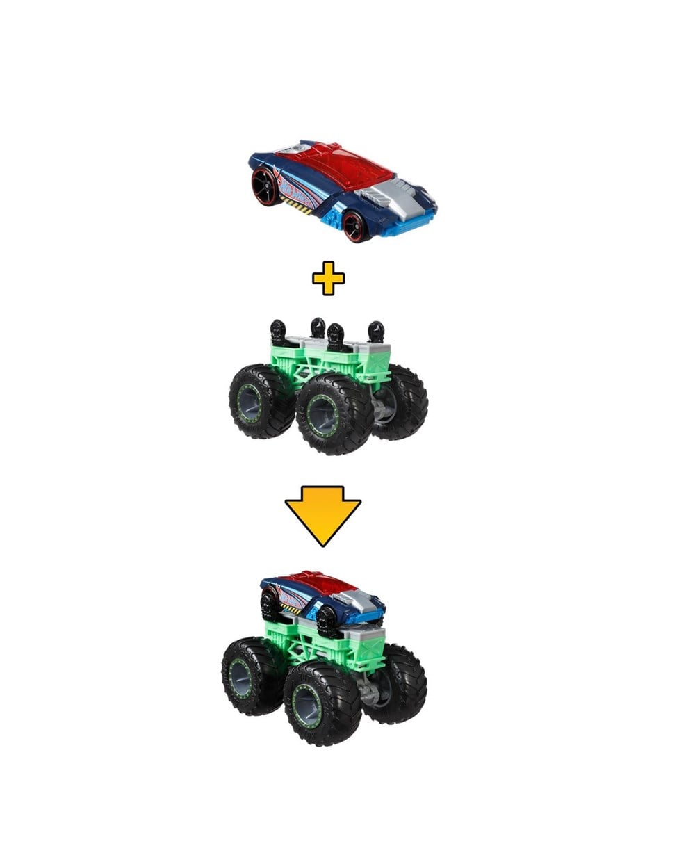 Breadcrumbut, Hot Wheels, Hot Wheels Monster Trucks Dev Tekerlek Ustası Araçlar GWW13 GWW15 Bone Sharkruser