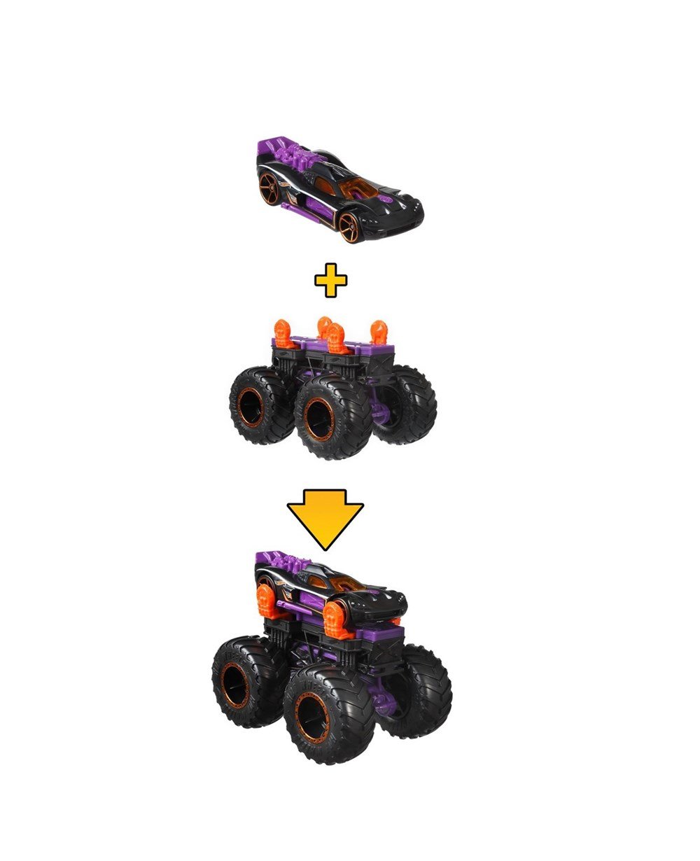 Breadcrumbut, Hot Wheels, Hot Wheels Monster Trucks Dev Tekerlek Ustası Araçlar GWW13 GWW16 Bone Shaker