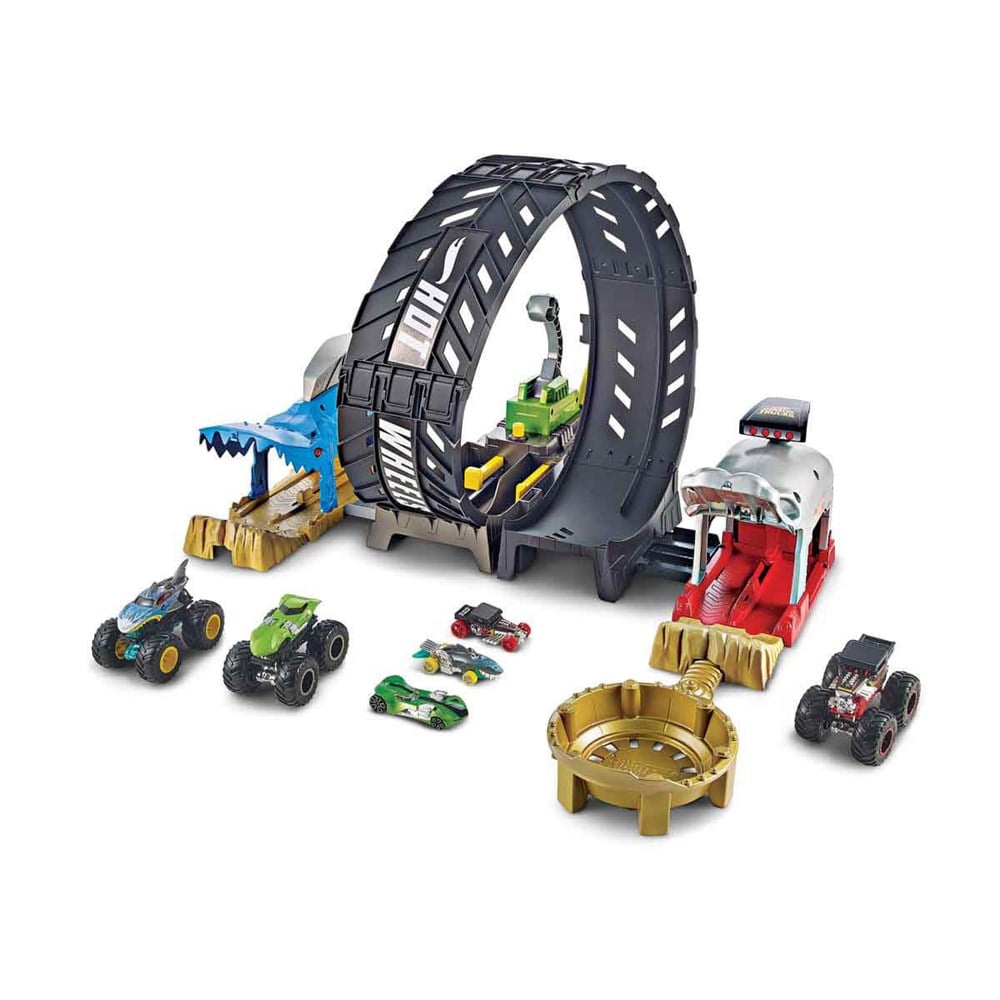 Breadcrumbut, Hot Wheels, Hot Wheels Monster Trucks Efsane Çember Aksiyonu Oyun Seti GKY00