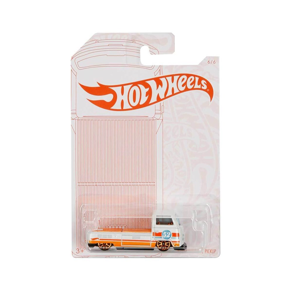 Breadcrumbut, Hot Wheels, Hot Wheels Parlak ve Krom Özel Seri GJW48 GJW54 Volkswagen T2 Pickup