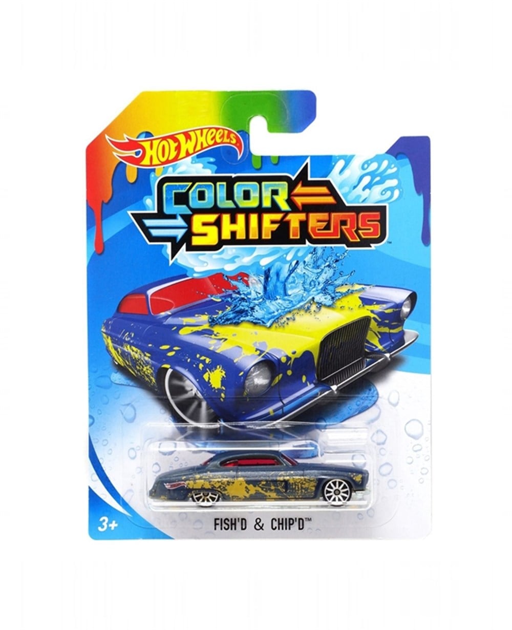 Breadcrumbut, Hot Wheels, Hot Wheels Renk Değiştiren Araçlar BHR15 BHR31 Fishd ve Chipd