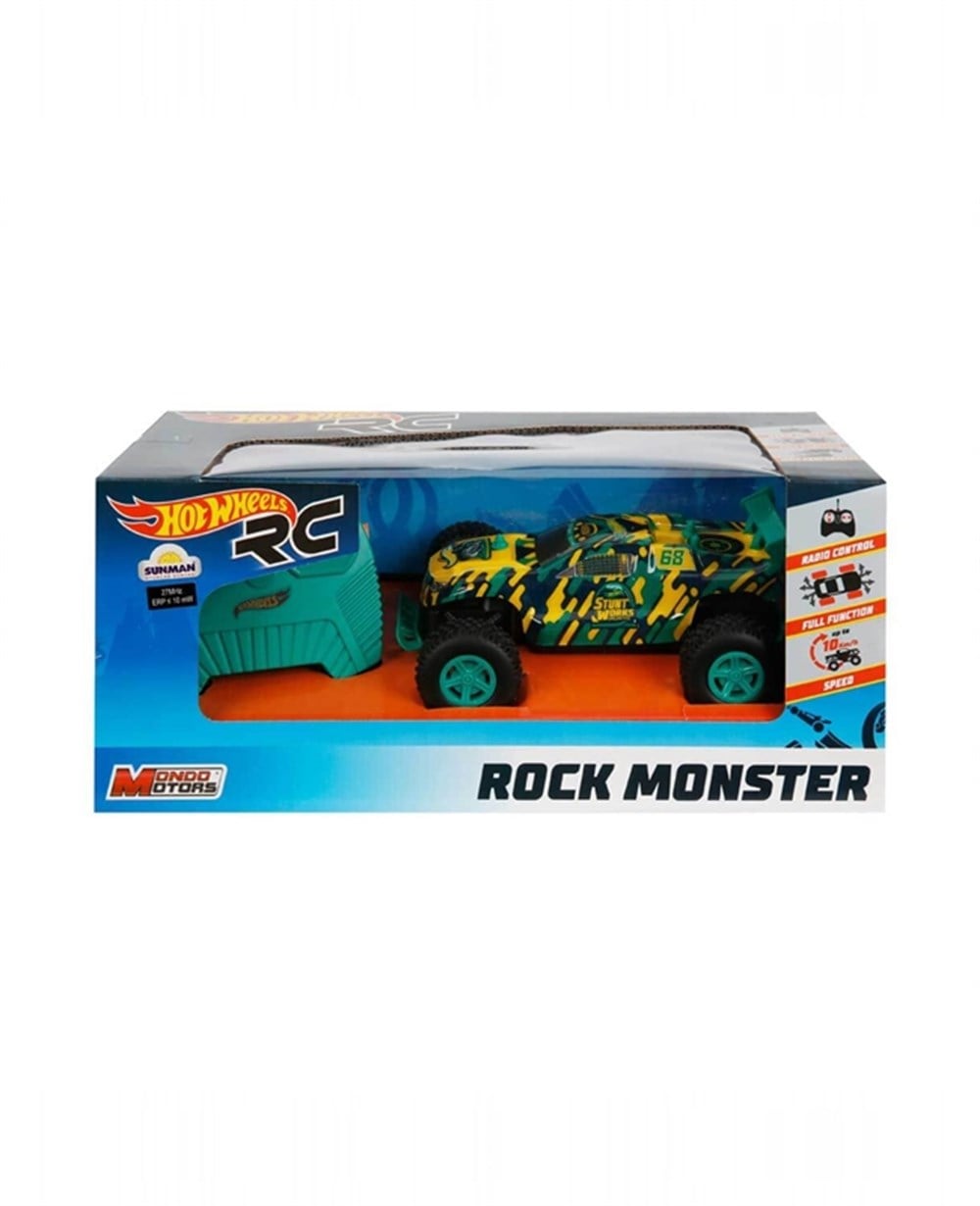 Breadcrumbut, Sunman, Hot Wheels Rock Monster U/K 1:24 33395 Yeşil