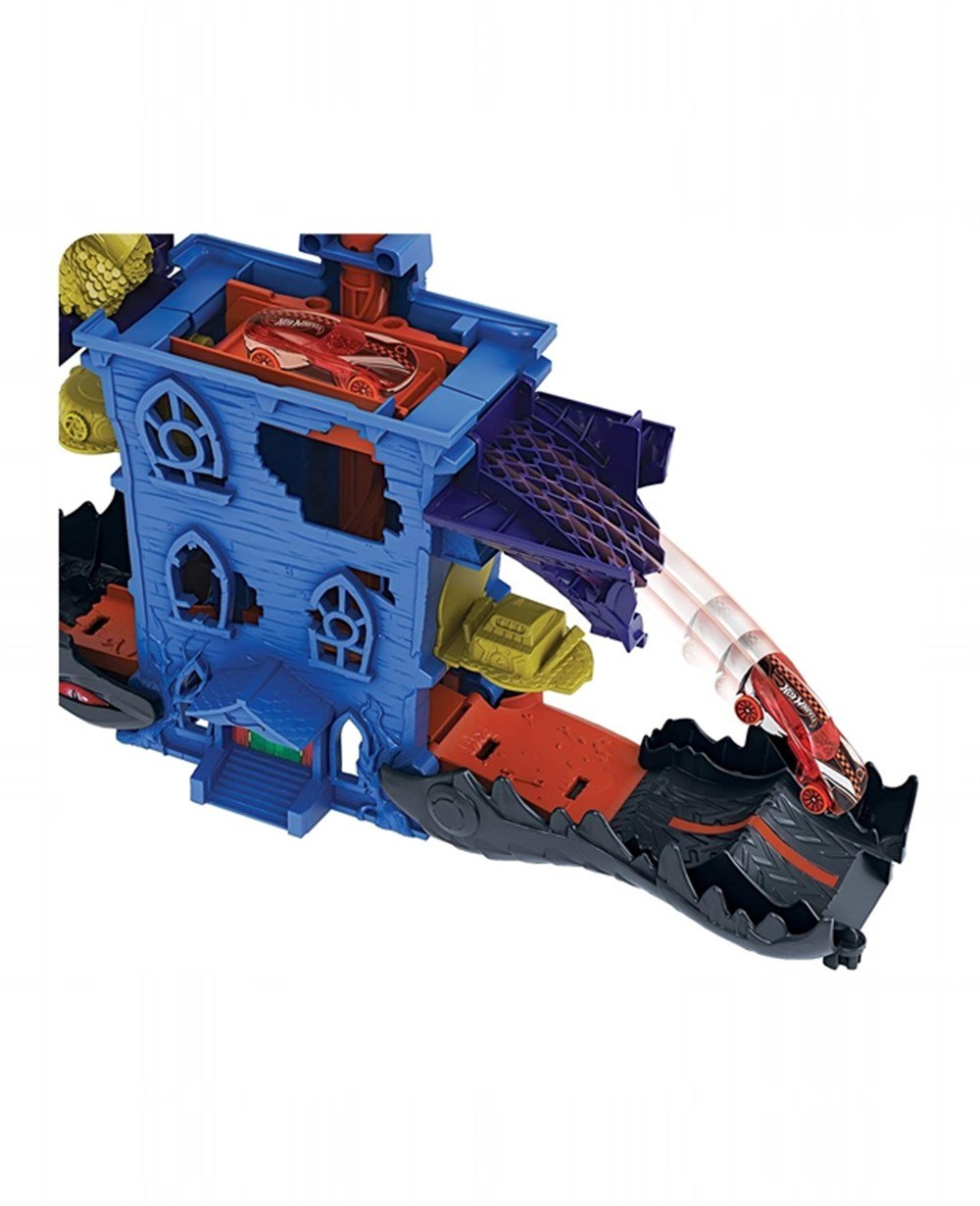 Breadcrumbut, Hot Wheels, Hot Wheels Şehirde Yaratık Macerası Oyun Seti Serisi Fnb05 GJK91 Timsah Yuvası Saldırısı