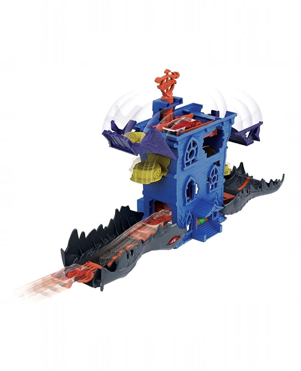 Breadcrumbut, Hot Wheels, Hot Wheels Şehirde Yaratık Macerası Oyun Seti Serisi Fnb05 GJK91 Timsah Yuvası Saldırısı