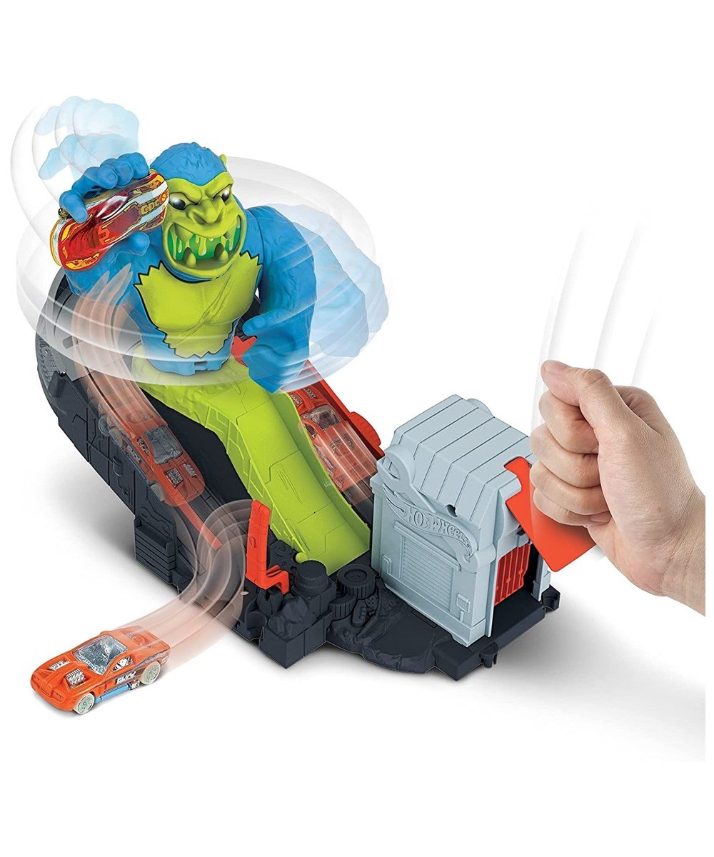 Breadcrumbut, Hot Wheels, Hot Wheels Şehirde Yaratık Macerası Oyun Seti Serisi Fnb05 GTT66 Goril Saldırısı