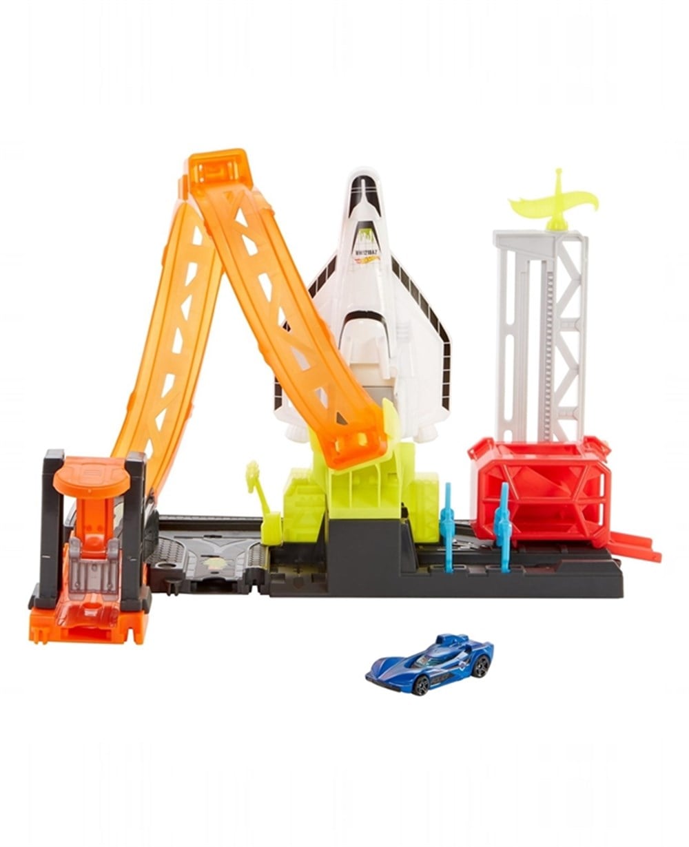 Breadcrumbut, Hot Wheels, Hot Wheels Tekerlekli Yarış Dünyası Oyun Seti FNB15 GTT75 Süper Roket Fırlatıcı