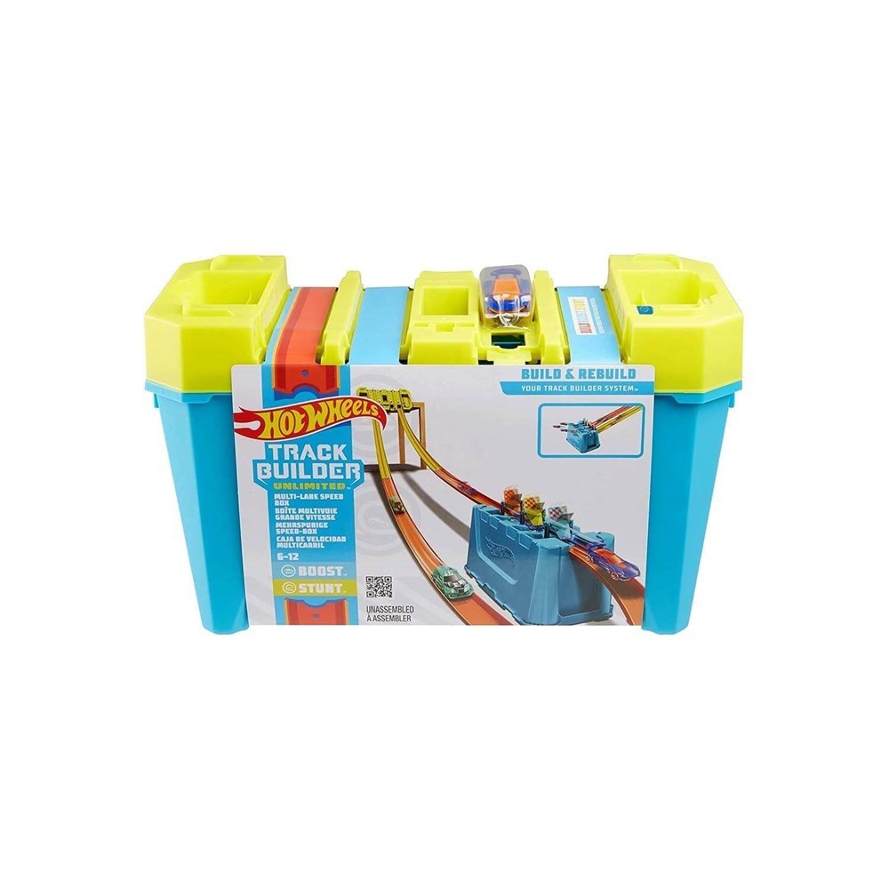 Breadcrumbut, Hot Wheels, Hot Wheels Track Builder Uzman Serisi Yarış Seti FLK89 GLC95