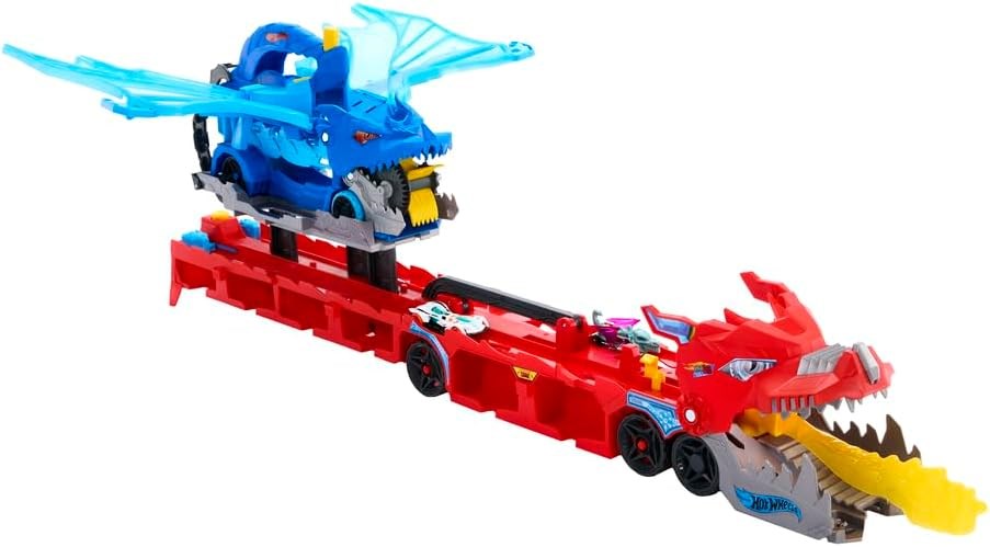 Breadcrumbut, Hot Wheels, Hot Wheels Ultimate Çift Ejderha Taşıyıcı Dev Tır JBM72