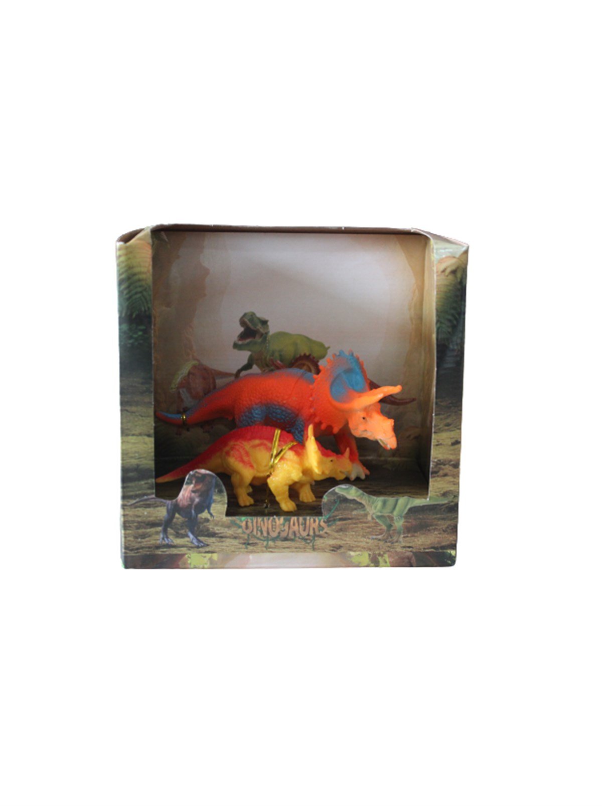 Breadcrumbut, KEM-BAY OYUNCAK, İkili Dinazor Seti 6001 Turuncu Sarı 60017