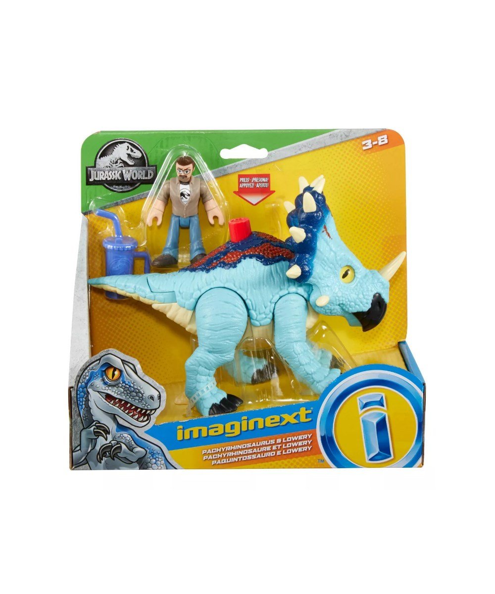 Breadcrumbut, Jurassic World, Imaginext Jurassic World Araçlar FMX88 GMR17 Pachyrhinosaurus ve Lowery