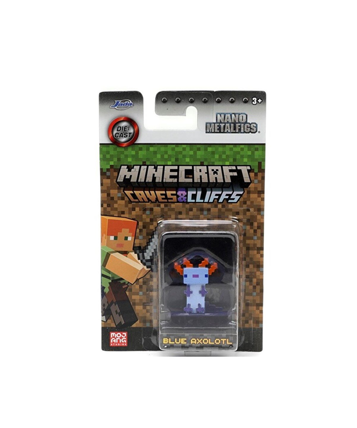 Breadcrumbut, Minecraft, Jada Toys Minecraft 253261002 Nano Tekli Metal Figür 81811 Blue Axolotl