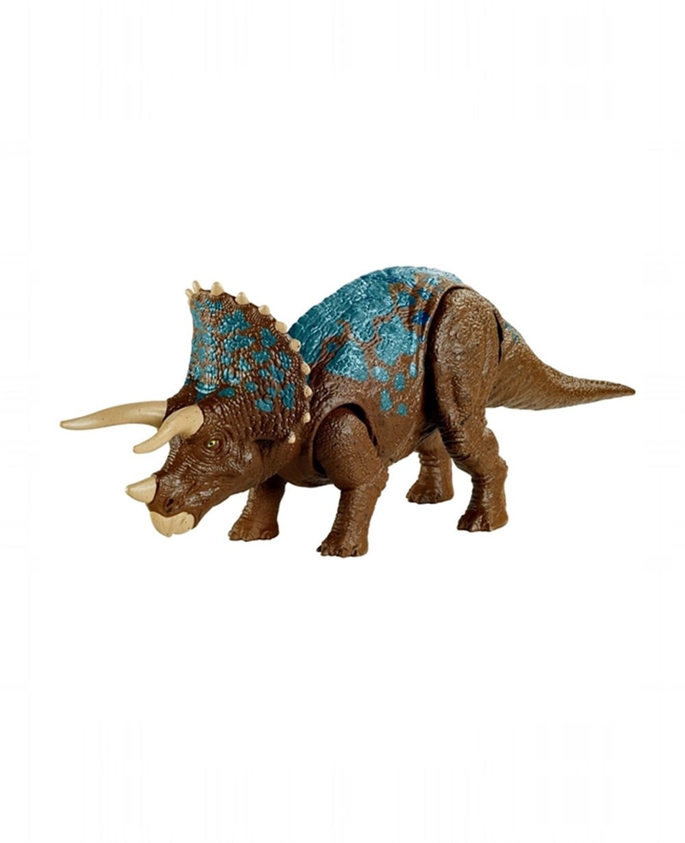 Breadcrumbut, Jurassic World, Jurassic World Sesli Dinozor Figürleri GJN64 GVH66 Triceratops