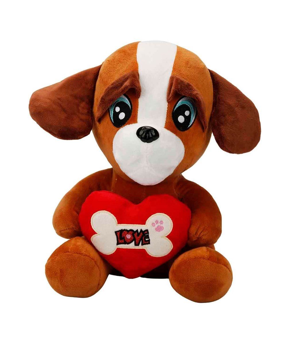 Breadcrumbut, Sunman, Kalpli Peluş Köpek 30 cm. 31834 Kahverengi