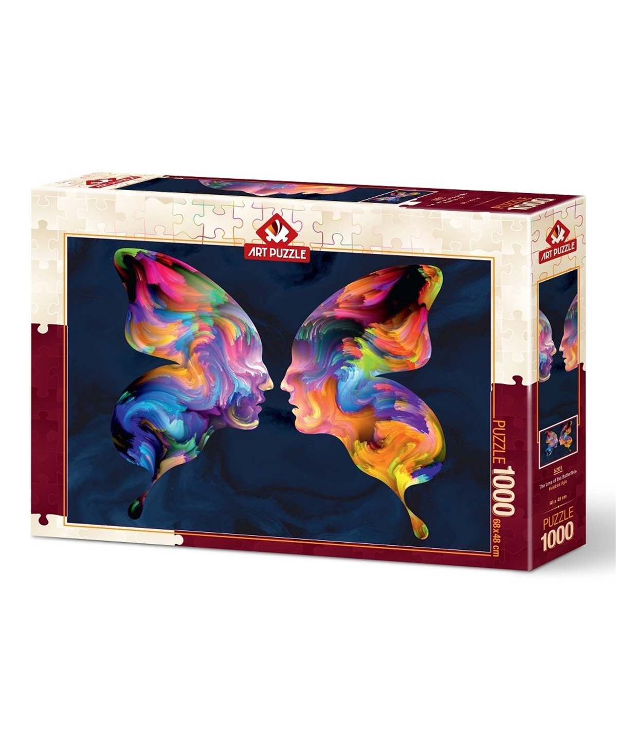 Breadcrumbut, ART PUZZLE, KELEBEK AŞKI - 1000 PARÇA
