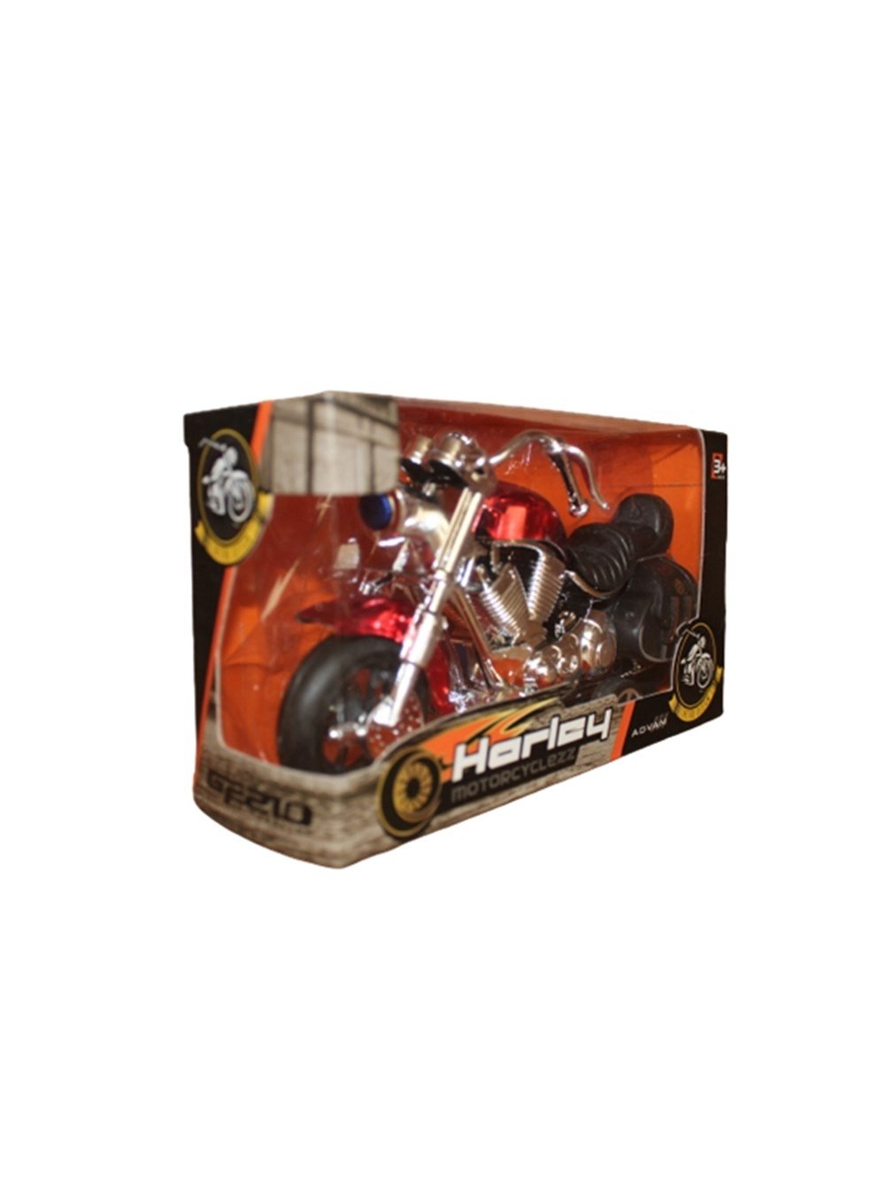 Breadcrumbut, Merkez Oyuncak, KUTULU MODEL MOTORSİKLET 02830 Kırmızı Motor