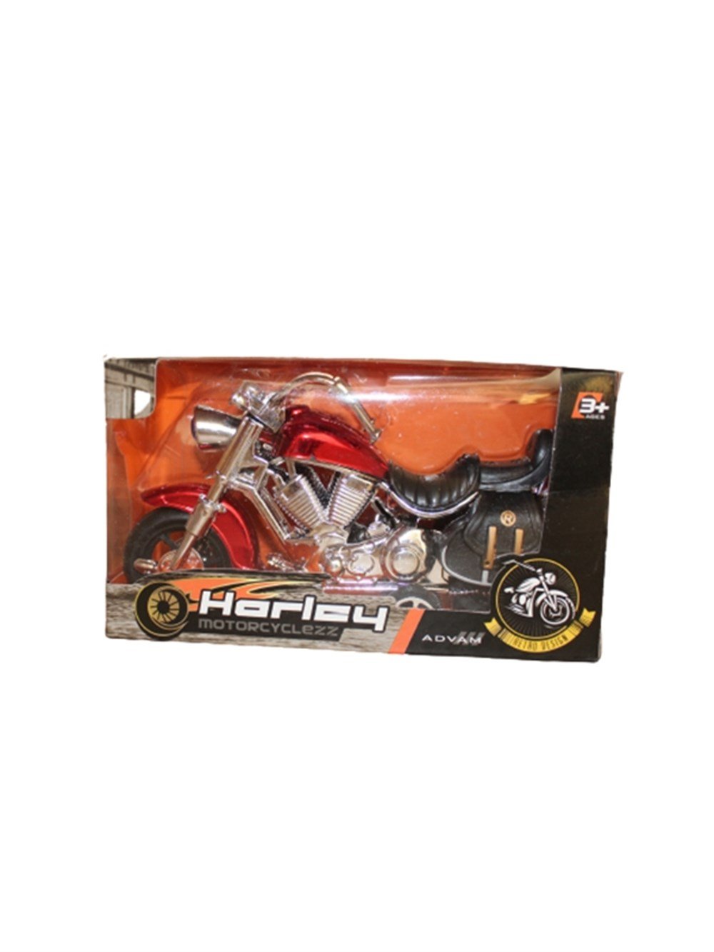 Breadcrumbut, Merkez Oyuncak, KUTULU MODEL MOTORSİKLET 02830 Kırmızı Motor