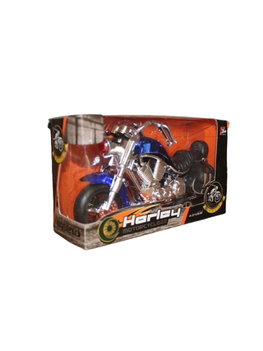Breadcrumbut, Merkez Oyuncak, KUTULU MODEL MOTORSİKLET 02830 Mavi Motor