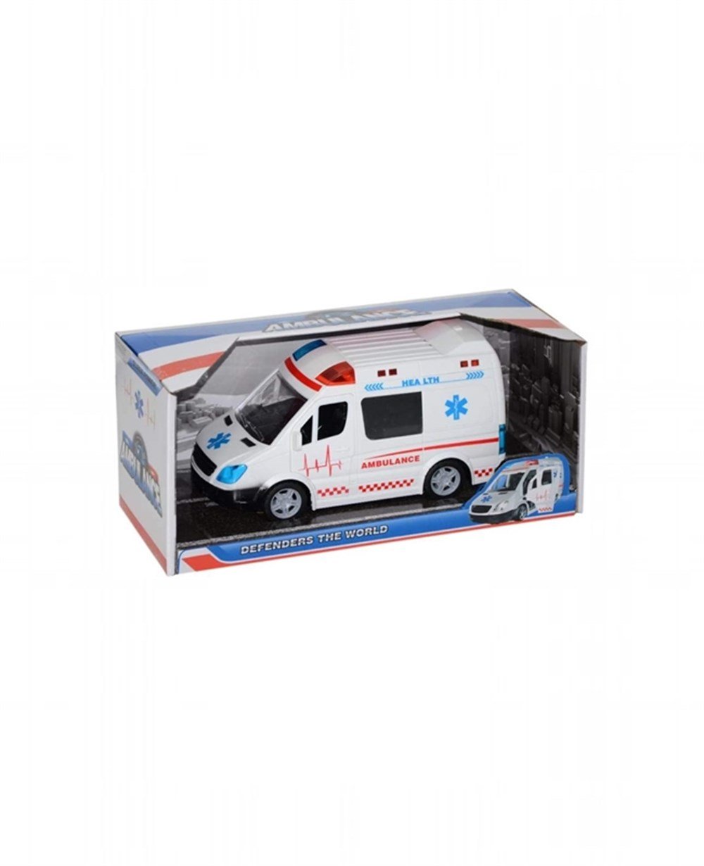 Breadcrumbut, Merkez Oyuncak, Kutulu Sesli Işıklı Sürtmeli 112 Arabaları 08037 Ambulans