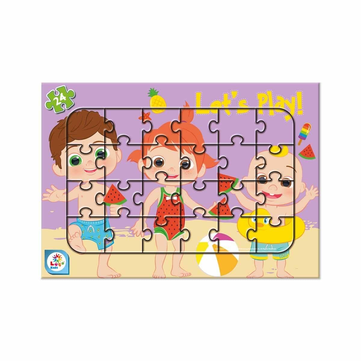 Breadcrumbut, Laço Kids, Laço Kids Frame Cocomelon Puzzle 24 Parça CO7793