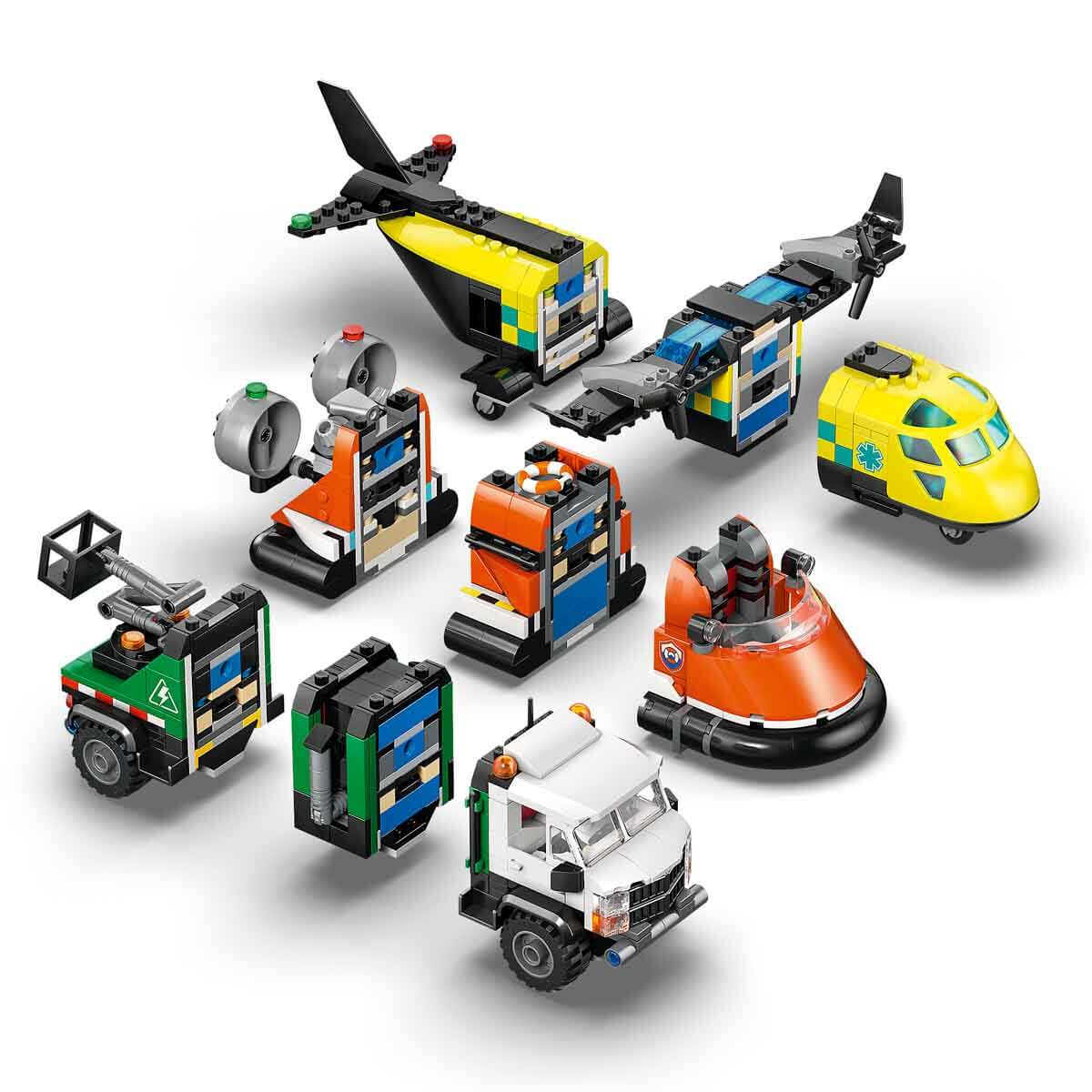 Breadcrumbut, Lego, LEGO City Uçak, Servis Kamyonu ve Hoverkraft Karışımı 60505