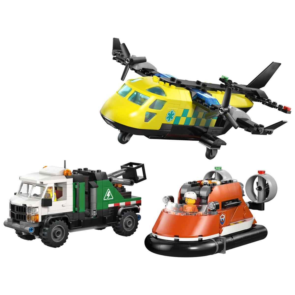 Breadcrumbut, Lego, LEGO City Uçak, Servis Kamyonu ve Hoverkraft Karışımı 60505
